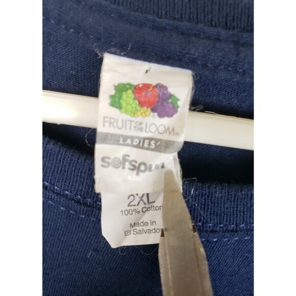 Mighty Morphin Power Rangers Womans Ladies blue t-shirt size 2XL - Picture 6 of 6